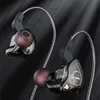 HIFI Subwoofer Wired hörlurar in-Ear hörlurar med mikrofon och avlägsna stereo 3,5 mm headset Earbuds Musikörlurar för iPhone Samsung Huawei Alla smartphones