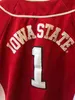 GlaA3740 IOWA STATE CYCLONES #1 Baseball Style Jersey Rare Vintage Colosseum Jersey High Quality Size S-3XL100% Stitched Custom Jersey