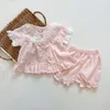 Zestawy odzieży Baby Pamas cienki klimatyzacja ubrania letnie cukier