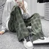 Calças masculinas Vintage Homens de rua de rua larga perna larga Harajuku moda masculina Techwear Casual 2022 Drak22