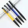 10PCSSET Press Ball Pen Roller Ball Pen 07mm Caneta esferográfica para estudantes Escola de escritório de papelaria material 220714