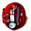 Obag フェルト布インナーバッグ女性のファッションハンドバッグマルチポケット収納化粧品オーガナイザーバッグ荷物バッグアクセサリー 220721