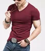 Мужчина Vneck футболка 6 Colors Mens Mens Mens Tshirts v Neck Man Tshirt для мужской одежды Tshirts M4XL Tops Oneck Tees 220526