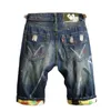 Summer Big Taille 28-44 Shorts denim Male Male Men de trou décontracté Men Jean Shorts Bermuda Skate Board Harem Mens Jogger Ankle Ripped Shorts 220627