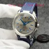 Automatisk 2023 Titta på Mechanical Grey Dial Mens 42mm rostfritt stål Glas baksida Sportgummistrem Arvspärr 4S