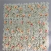 Rosa Seidenrosen-Blumenwand, künstliche Blume für Zuhause, Party, Dekoration, Blumenwand, Babyshow, Hochzeit, Weihnachten, Hintergrunddekoration