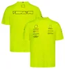 F1 officiel même style équipe uniforme été nouvelle série de course sport T-shirt décontracté à manches courtes pilote T-shirt