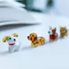 Objetos decorativos Figuritas Adorno de perro de cristal único Larga vida útil Adornos de animales detallados Cachorro Dachshund