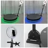 100CM 360 Photo Booth Automatic Spin Machine Slow Fast Motion Rotating Portable Selfie Platform 360 Degree Video Events Machine