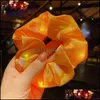 Akcesoria do włosów dla dzieci dla dzieci macierzyństwo Led Scrunchies Light Up Hairrope Luminous Elastic dla kobiet dziewczyn Halloween Christmas Party Drop Del