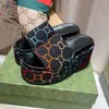 2022 Luxury G Designer Women Sandals Super Thick 7cm Soft Slippers Slide Classic Thick Embroidery Flops Beach Bootsサイズ3543269627