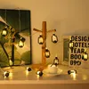 Strings Vintage Led String Lamp Retro Kerosene Garland Light Ramadan Festival Lanterna Camera da letto Caffè Home Decor Batteria / USBLED StringsLED