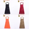 Fashion Kitchen Aprons For Woman Men Chef Work Apron For Grill Restaurant Bar Shop Cafes Beauty Nails Studios Uniform DE700