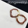 Orecchini di perle piccole orecchini a cerchio per donna Dongjewelrys designer carino orecchini di lusso penzolando il lampadario muliticolour aurico