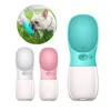 350480550ML Portable Pet Dog Bottle For Small Large Outdoor Cup Travel Dogs Bowl Water Dispenser Feeder Y200917