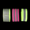 1pc cyclisme bandes réfléchissantes avertissement brassard réflecteur bracelet vélo lier sangle pantalon main jambe sport bande vélo alerte de sécurité maison