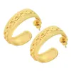 Créateur de bijoux à la mode Stud Love C Forme Hoop Boucles d'oreilles pour femmes Luxe Populaire Charme Spécial 18K Plaqué Or Boucle D'oreille Coréen Indien Cadeau De Noël Accessoires