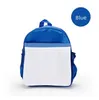 Sublimation Blanks Schoolbag School Supplies Children Kids Backpacks Kindergarten Polyester DIY Book Bag DHL/UPS
