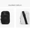 LL Outdoor Bags Crossbody Bag Gym Elastic Adjustable Strap Zipper Shoulder Belts Fanny Pack White Black Colors 2L9673036