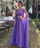 2022 Stunning purple Prom Evening Dresses Mermaid V-neck Formal Party Cheap Celebrity Gowns For Women special Occasion Wear