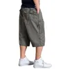 Pantaloncini oversize in cotone grasso Uomo Cargo Short Casual Plus Size Pantaloni corti Sport Pantaloni larghi tattici Allentati 5XL 6XL Estate