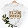 Women Flower Floral Love T Shirts Trend T-shirts Short Sleeve Ladies Fashion Casual Clothing Cartoon Clothes Female Tee Graphic