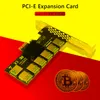 コンピューターケーブルコネクタ1〜7 Riser PCIEポート乗数USB3.0 PCI Express X16 Adapter PCI-E 1x 16xビデオBTC MiningComputer