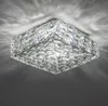 寝室のための新しいモダンな天井シャンデリアリビングルームクリスタルランプラグジュアリースクエアLED CRISTAL LIGHT FIXTURE