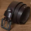 Belts 4.3CM Widened Alloy Double-pin Buckle Belt Men's Leather Retro Fashion Youth Can Match Casual At WillBelts Forb22