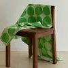 Nordic Green Dot Handdoek Badkamer Gezichtshanddoek Zachte Gecablid Katoen 70x140cm Badhanddoek Voor Douche Beach Handdoeken Bad Robe