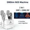 Emslim em Body Slimming Contouring Machine EMS 체중 감량 Emshape 장치 12 Tesla EMT 근육 건물 좌석 좌석 쿠션