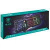 Milang T806金属製鉄板マニピュレーターフィールゲームキーボードマウスセット有線カラフルな発光フローティングキーキャップゲームアクセサリーE2402