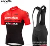2022 ny träningsoverall 2-delad ny Cervelo kortärmad Summer Cycling Team Edition utomhus snabblandning för män och kvinnor