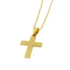 Naszyjniki wiszące Chrystus Jezus Big Cross Etiopian Gold Color for Women/Men Chrześcijańskie dar biżuterii st16pendant