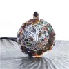 Bton Custom Gemstone Chakra Dla Charm Jewelry Naturalny Kamień Wisiorek Naszyjnik