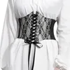 Belts Elegant Waist Trainer Women Corset Cincher Body Shaper Girdle Streetwear Decorations With Lace Floral Drop