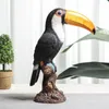 Decorative Objects & Figurines American Creative Toucan Decorations Simulation Animal Living Room TV Cabinet Home Furnishings Nordic Wine De