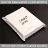 100pcs custom courier bag with self seal plastic storage mailing bags Courier lope packaging printing 220704