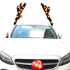 Dekoracje wnętrz świąteczne Luminous Antlers Dekoracja samochodów Akcesoria ciężarówki Costume Renideer Deer z lekkim 2022interior