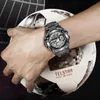 Armbanduhren Digitale Herren-Militäruhr 50 m wasserdichte Armbanduhr LED-Quarzuhr Sport Männliche große Uhren Relogios MasculinoArmbanduhren Wri