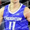 NCAA Jersey Creighton Bluejays 2020 Basquete # 13 Bispo cristão 23 Damien Jefferson Korver Thomas McDermott Hommes Jeunesse Kid Bleu Rose Blanc