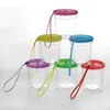 Portátil Betta Cup Fish Bowls Mini Tartaruga Plástico portador de répteis plástico com tampa removível fácil de limpar