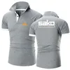 Heren Polos Tikka door Sako Finland Firearms Logo 2022 Heren zomeroverhemden Adembatten Korte mouw mode casual slanke fit revers topmen's