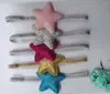 Acessórios para o cabelo crianças nascidas Baby Girls Band Shinny Star Elastic Bands envolve as faixas da cabeça Turbante Headwrapheir