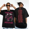 Rap Playboi Carti Europejskie i amerykańskie ulice Vintage Hiphop Tshirt Men Men krótkie rękawowe bawełna