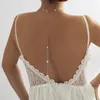 S2997 Jóias de moda Estilo de praia Simple Bride Back Body Chain Ornamentos