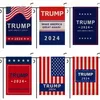 DHL 30x45cm Trump 2024 Flag MAGA KAG Bandiere repubblicane USA Banner BandiereAnti Biden Never America President Donald Funny Garden Campaign Garden Flag
