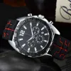 Brand nadgarstka obserwuje mężczyzn Casual Sport Style Luxury All Dials Working Rubber Steel Band z kwarcowym zegarkiem TA95