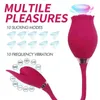 NXY Vibratoren Wiederaufladbare Vagina Saugen Vibro-ei Spielzeug Rose Blume Sex Für Frauen Erwachsene Vaginal Kugeln 220427