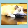 Кошачьи игрушки снабжают домашнюю домашнюю сад кошачка для симуляции рыбной котенок подушка трава курят смешные подушки для царапины домашних животных.